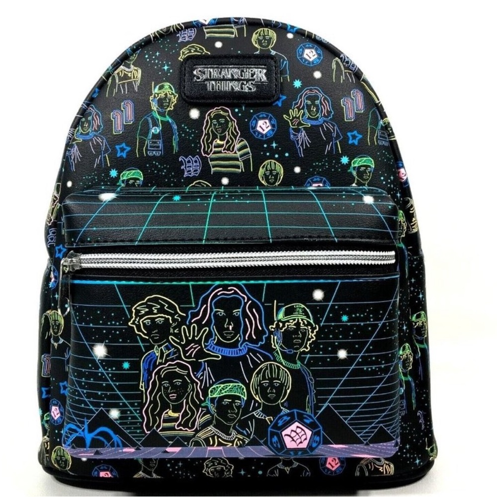 Funko Stranger Things Arcade Mini Backpack Blackl… - image 1
